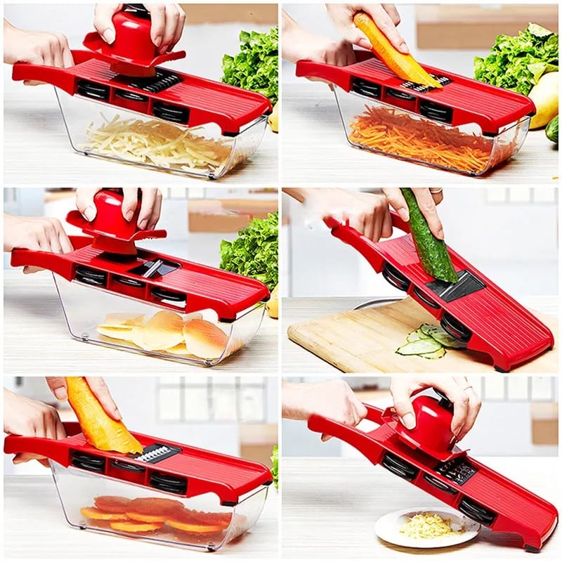 MANDOLINE 6IN1 VEGETABLE GRATER