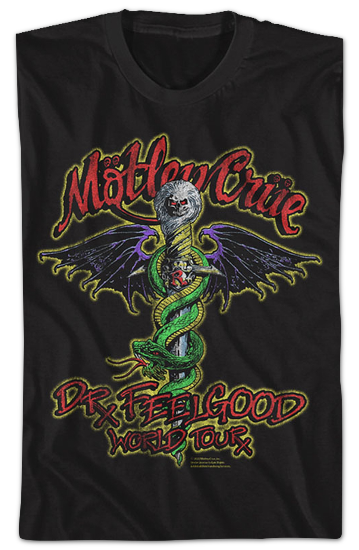 Dr. Feelgood World Tour Motley Crue T-Shirt