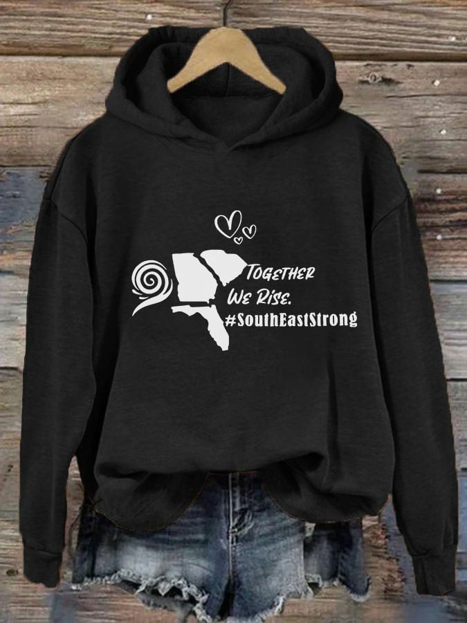 Women's Together We Rise Southeast Strong Print Hoodie