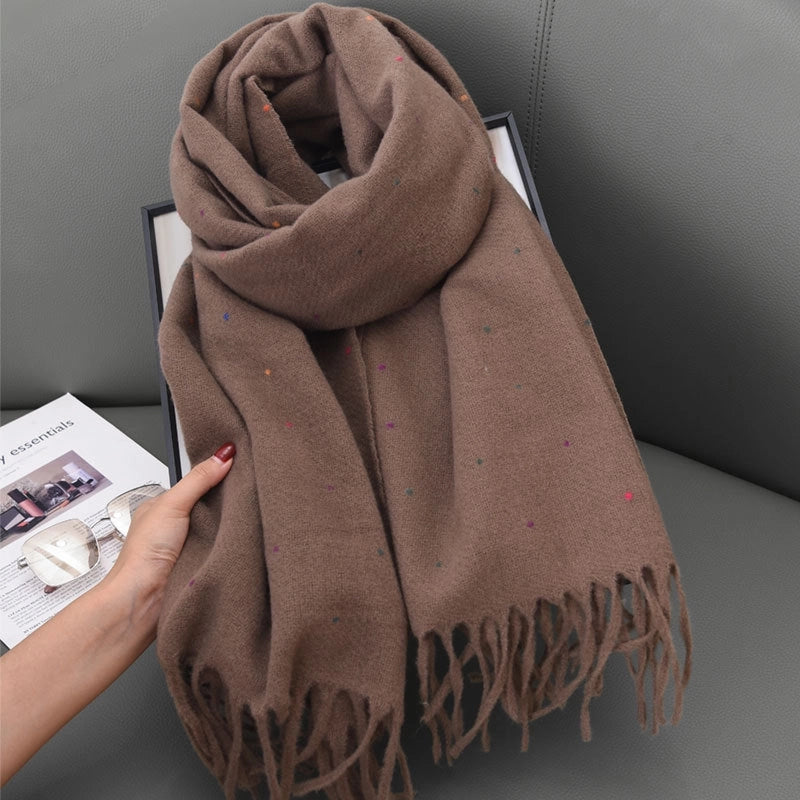 Women's Basic Solid Color Polyester Scarf