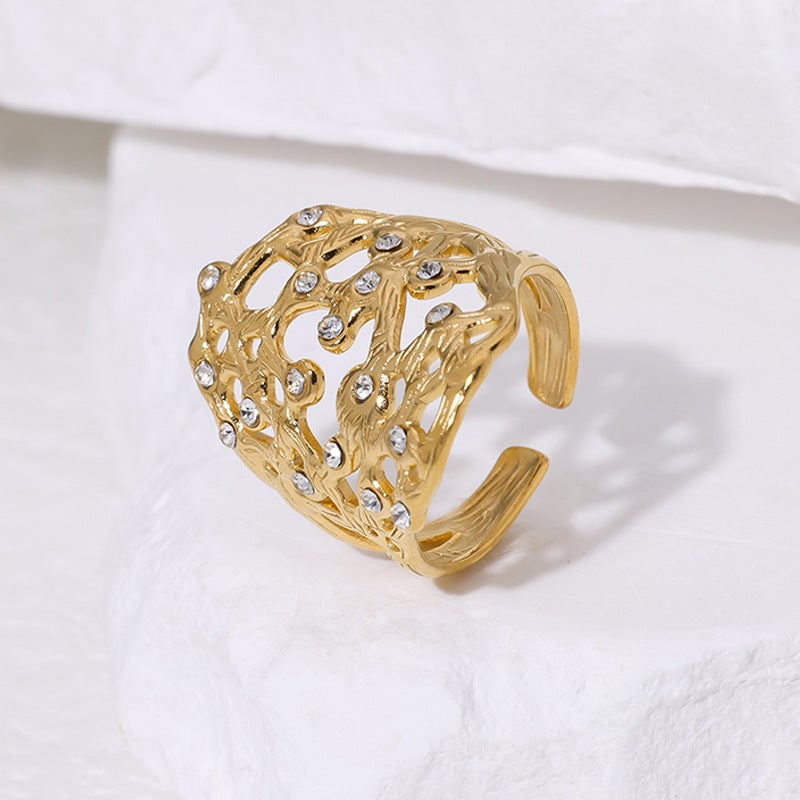 Open Ring Mesh Stainless Steel Electroplating Rings