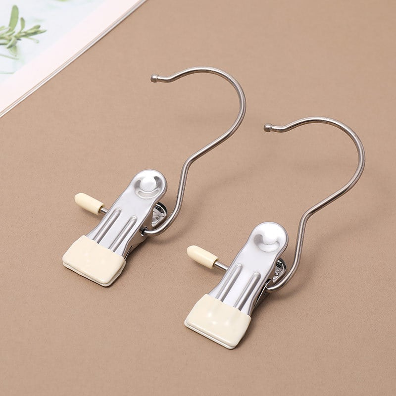 (2024 New Arrival 49% OFF )Anti-Rust Clip-Space Saving Clothespin Hook