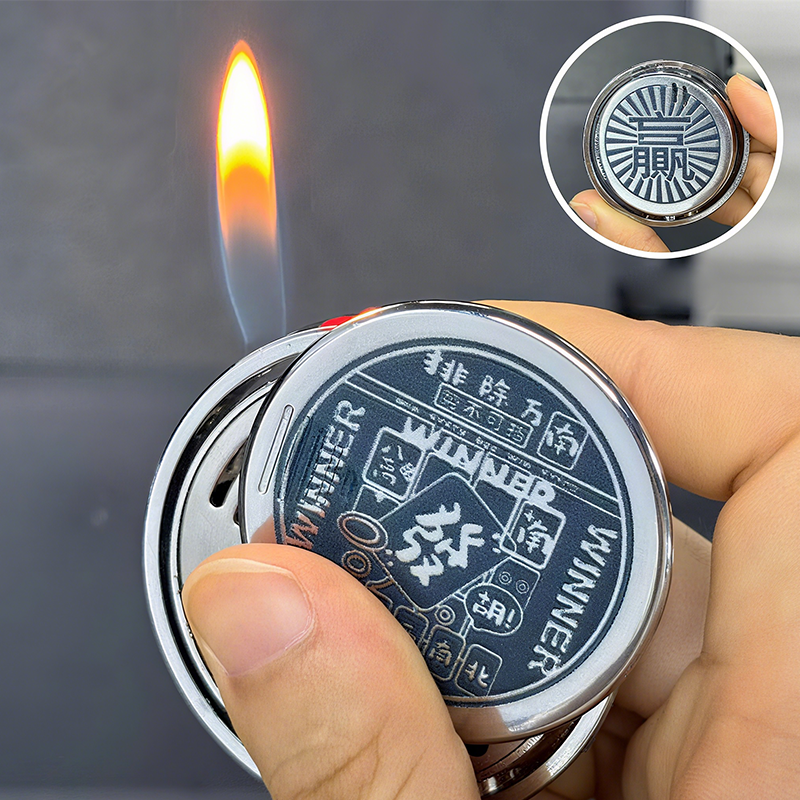 🔥Creative Round Inflatable Rotating Lighter