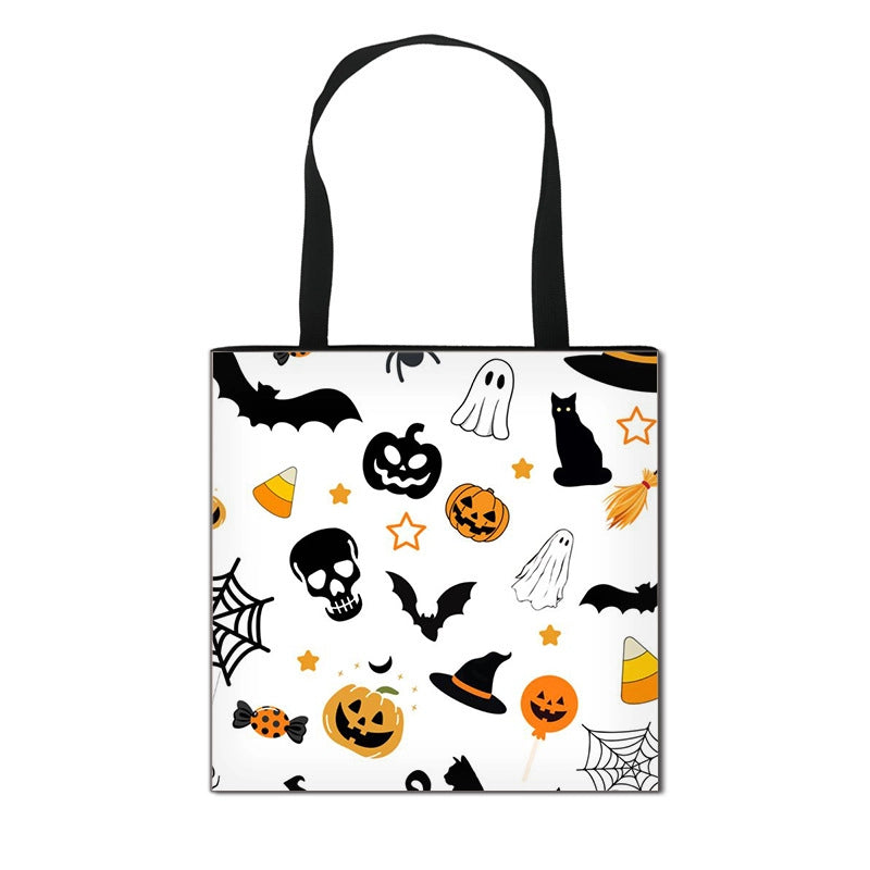 Halloween Canvas Pumpkin Cartoon Bat Cute