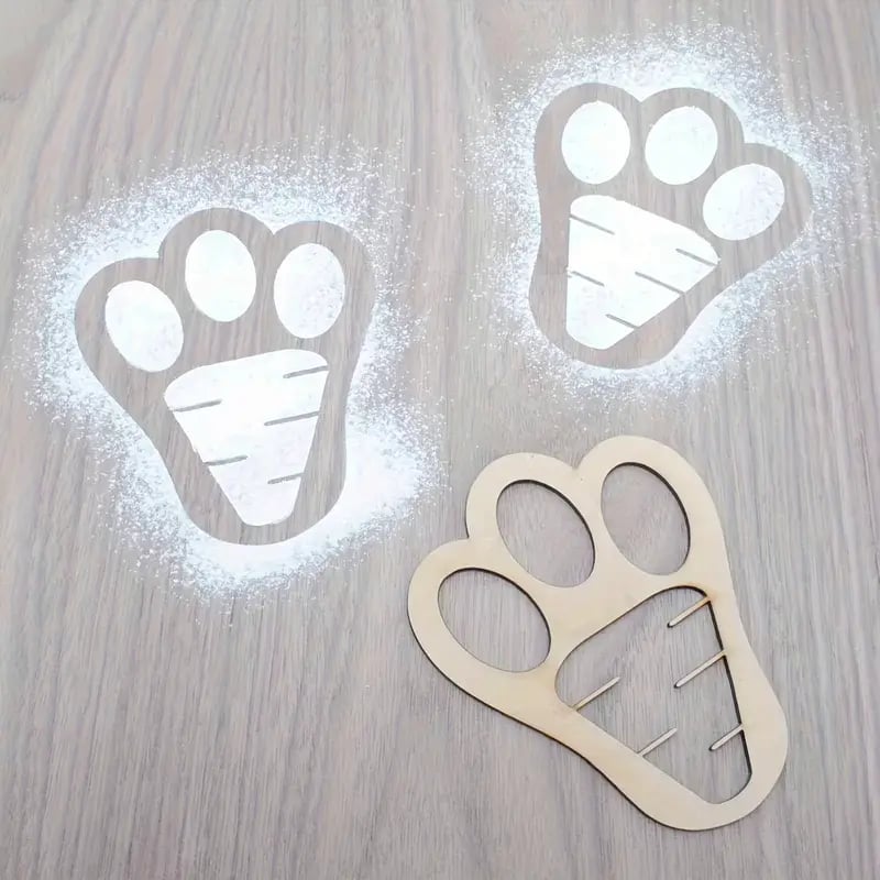 Easter Bunny Footprints Props