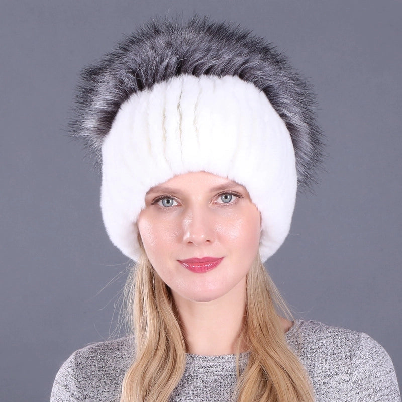 Women's Basic Solid Color Eaveless Wool Cap