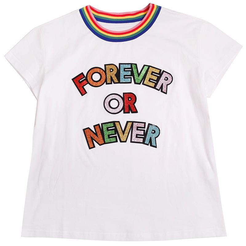 Forever or Never Holographic Tee