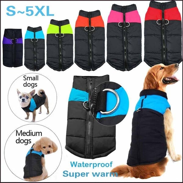 Dog Winter Warm Clothes Zipper Dog Vest🔥BUY 2 FREE SHIPPING
