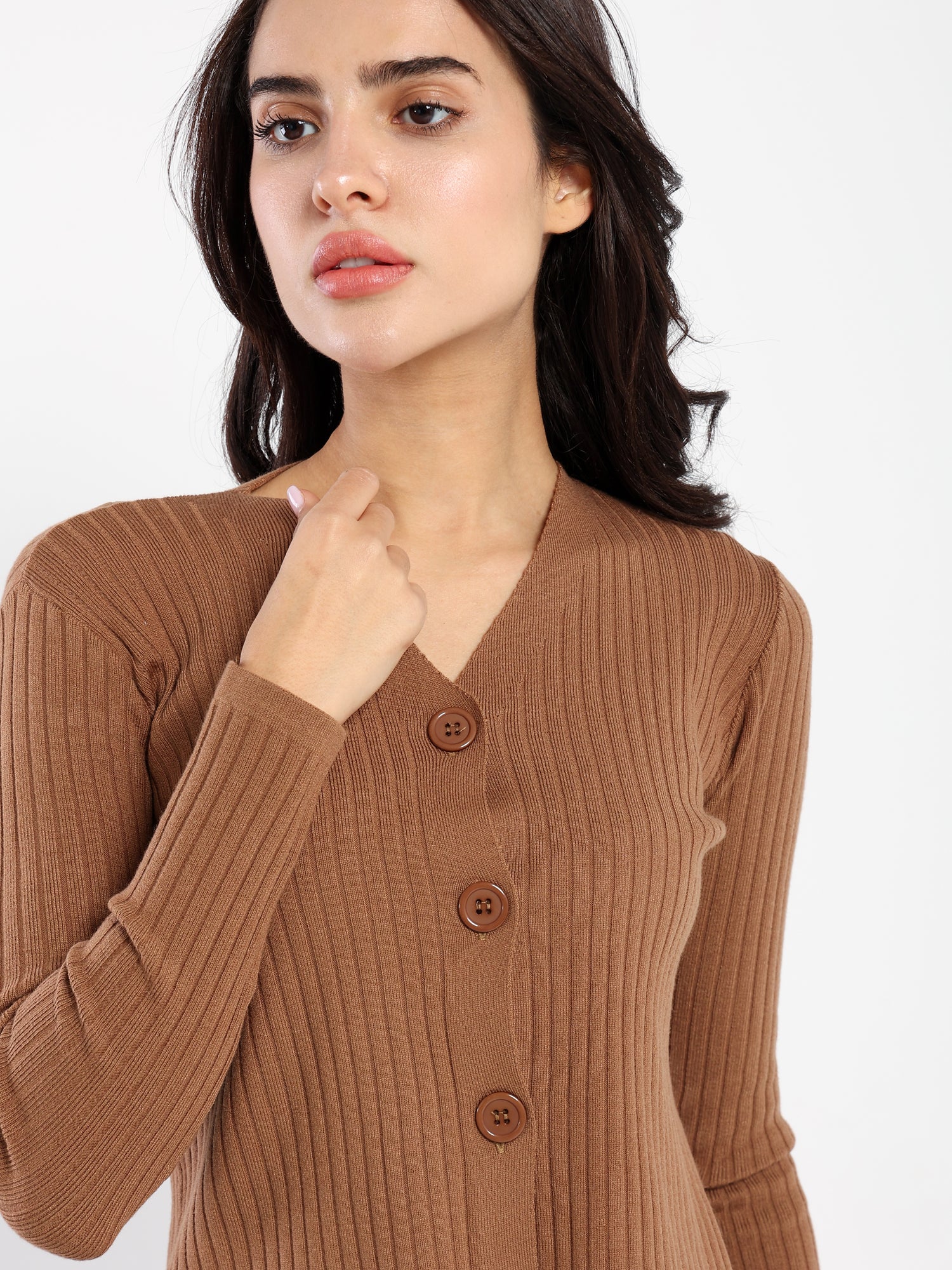 Basic Twin Set Cardigan Solid