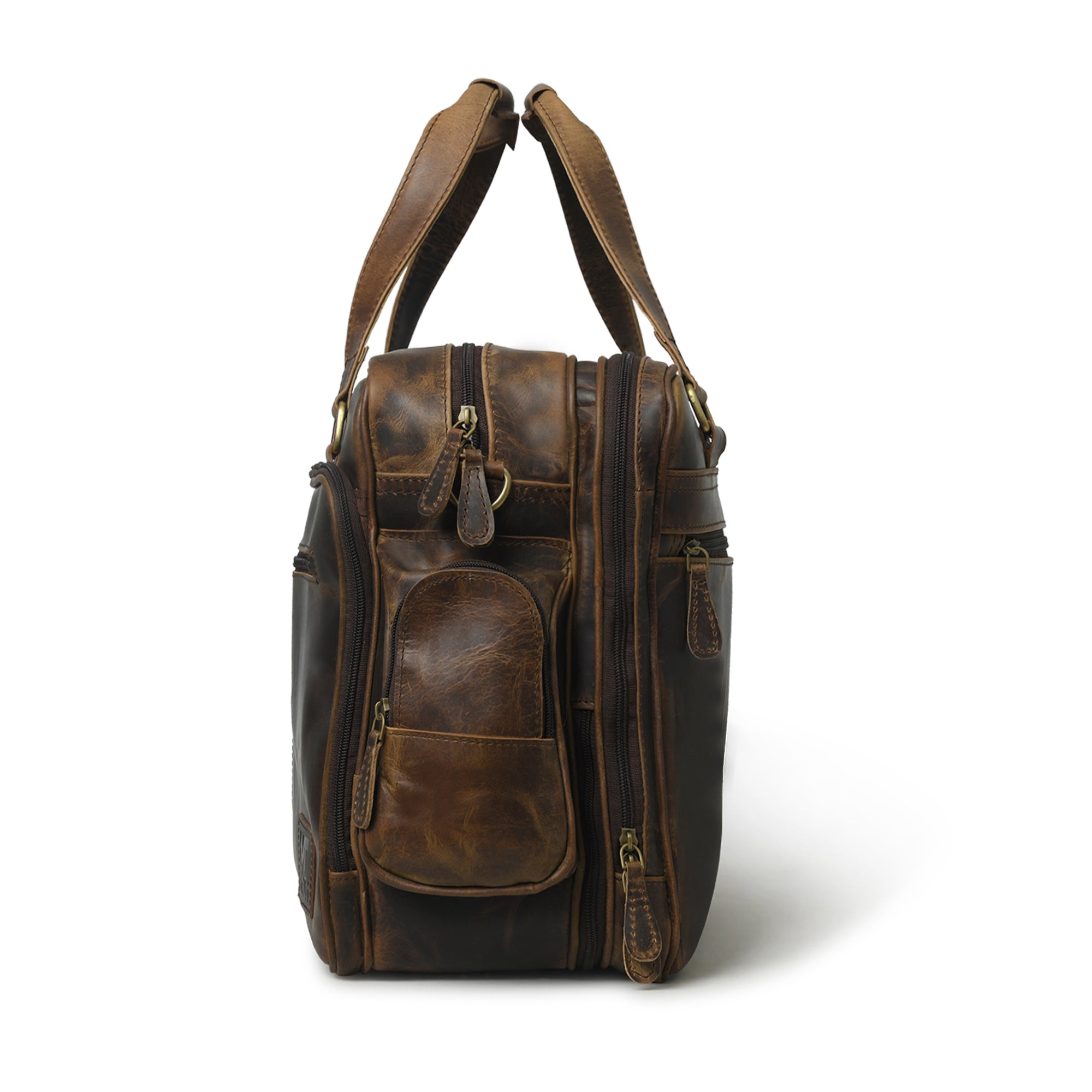 Floyd Handmade Buffalo Leather Office Briefcase