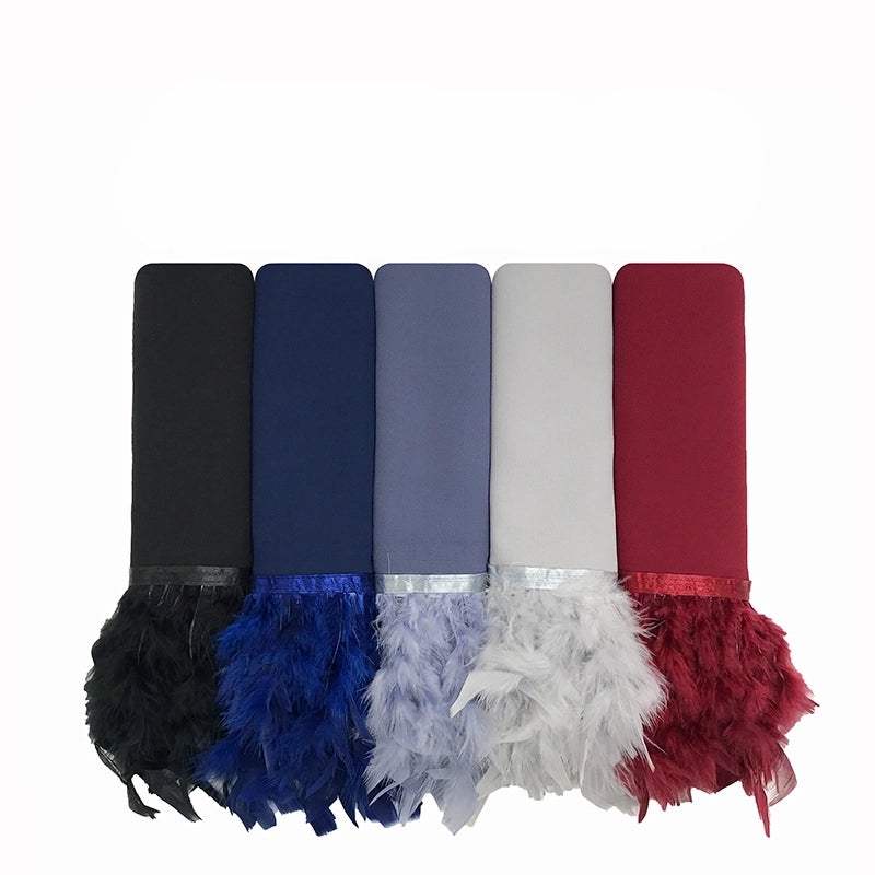 Women's Sweet Solid Color Polyester Scarf