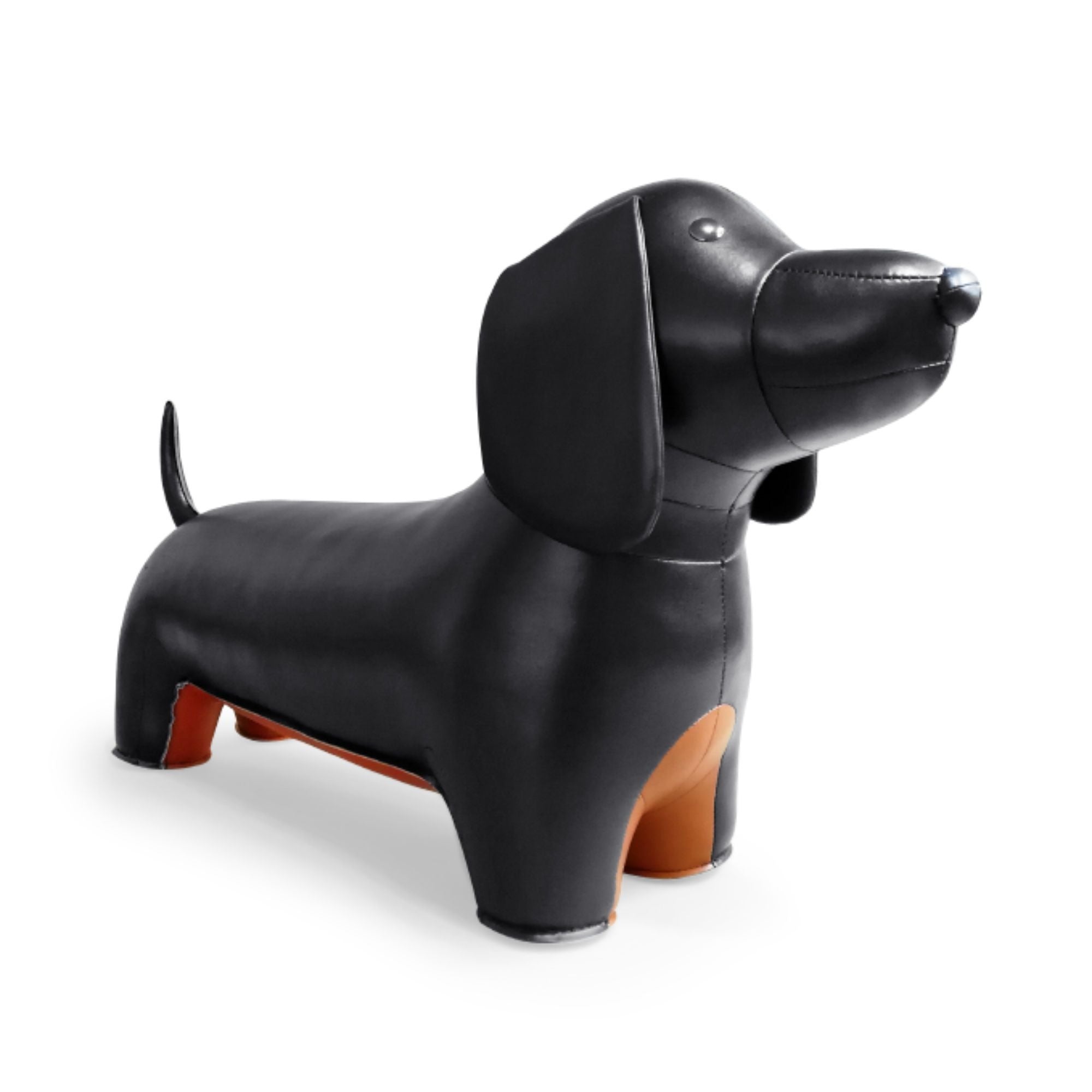 Zuny Large Teckel Animal Stool. Black
