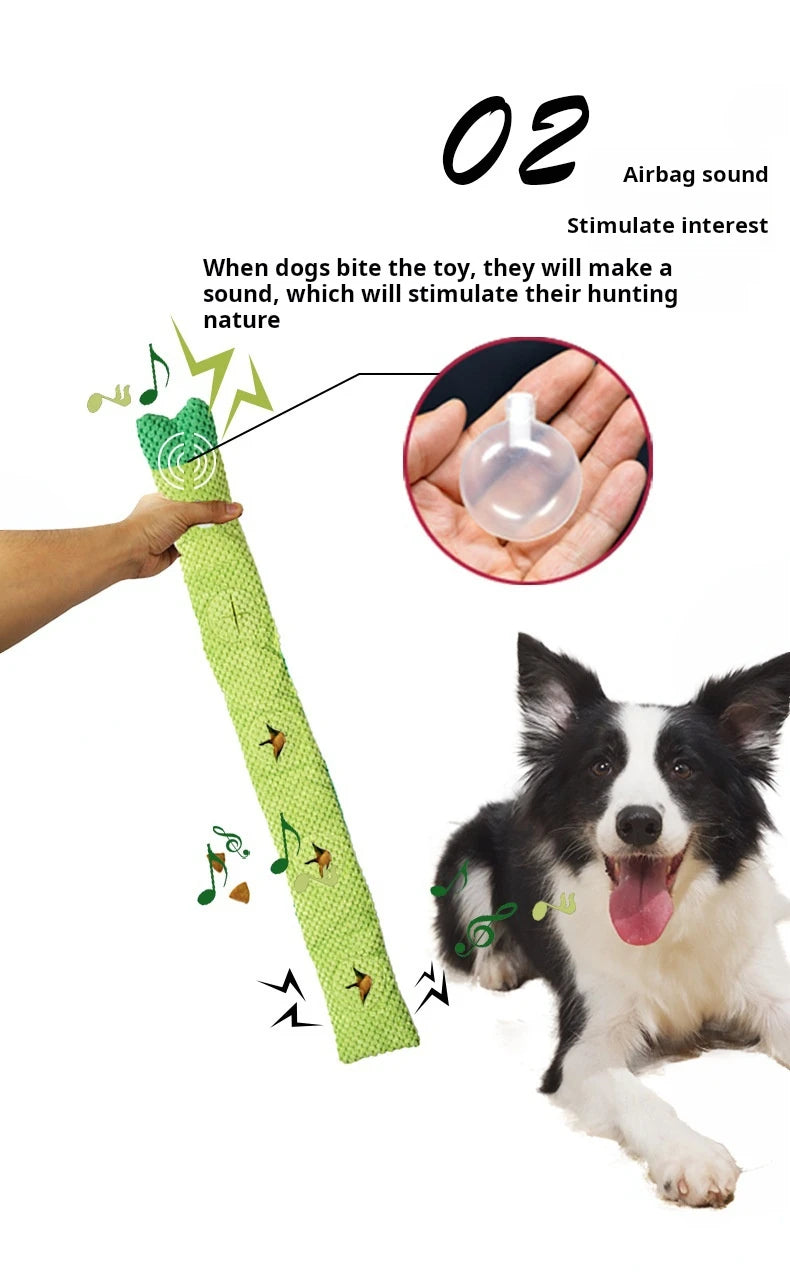 Indestructible Snail Dog Puzzle Feeder - Interactive & Squeaky Pet Toy