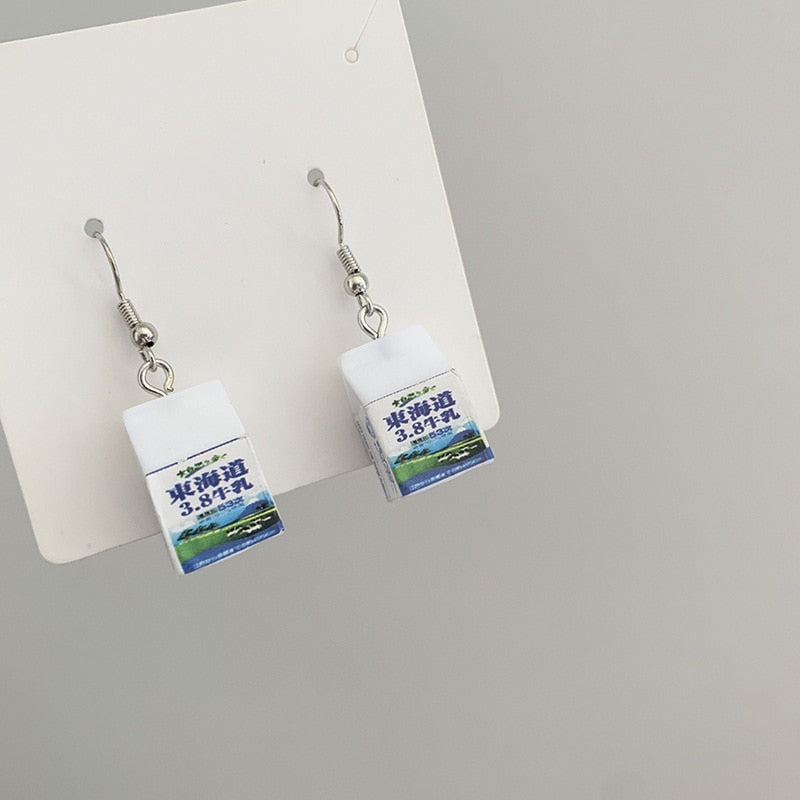 Milk Box Earrings