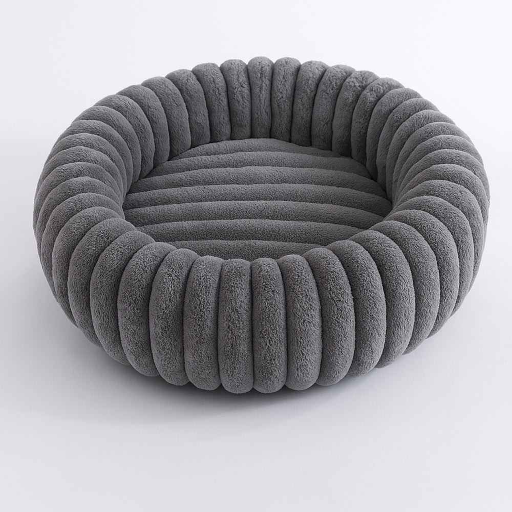 Plush Round Pet Bed