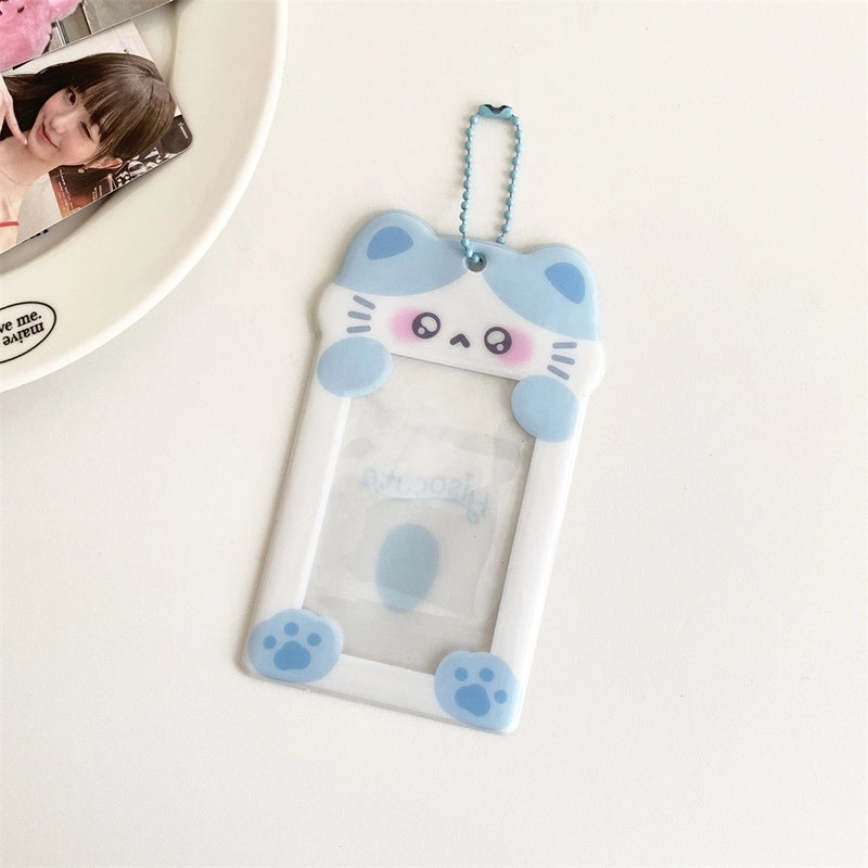 Women's Animal Cartoon PVC Hook Loop Card Holders