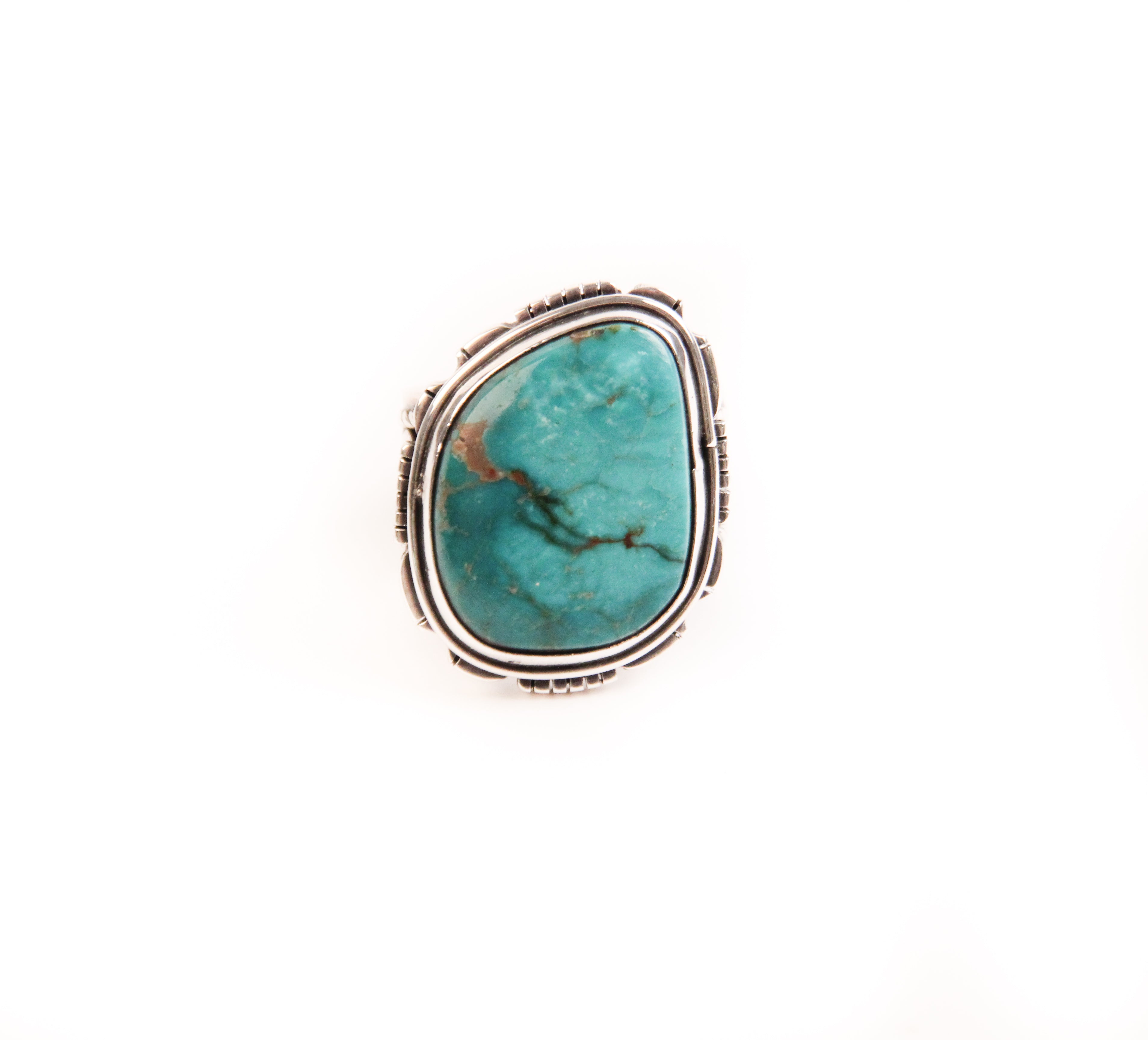 Raw Royston Turquoise Ring