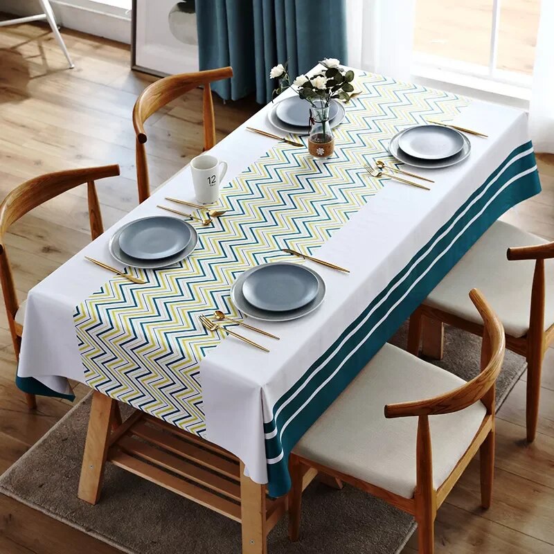 water and oil proof table cloth