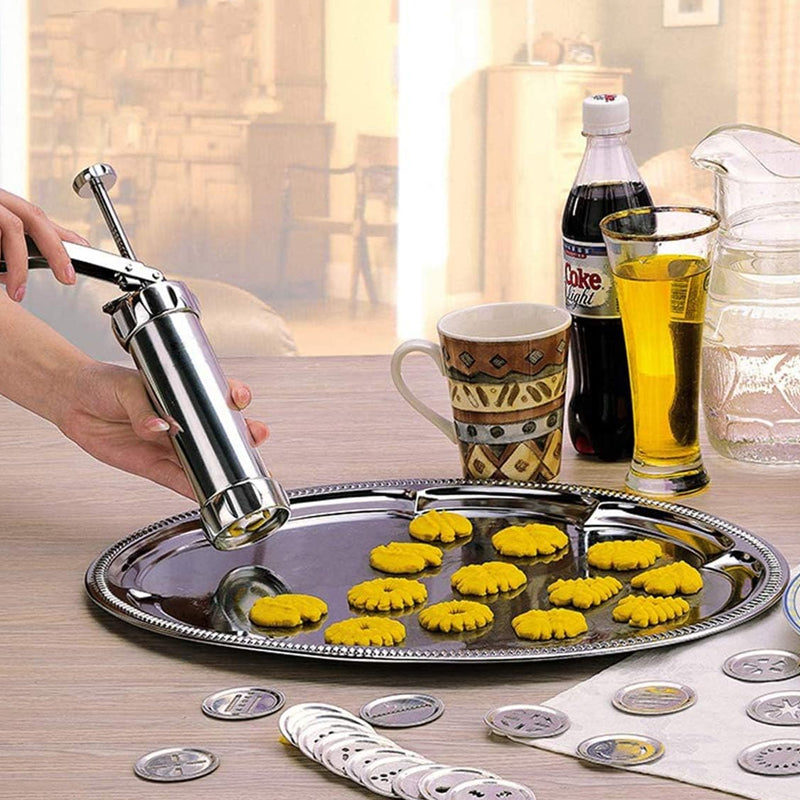 Upgrade Aluminum Cookie Maker Press Kit