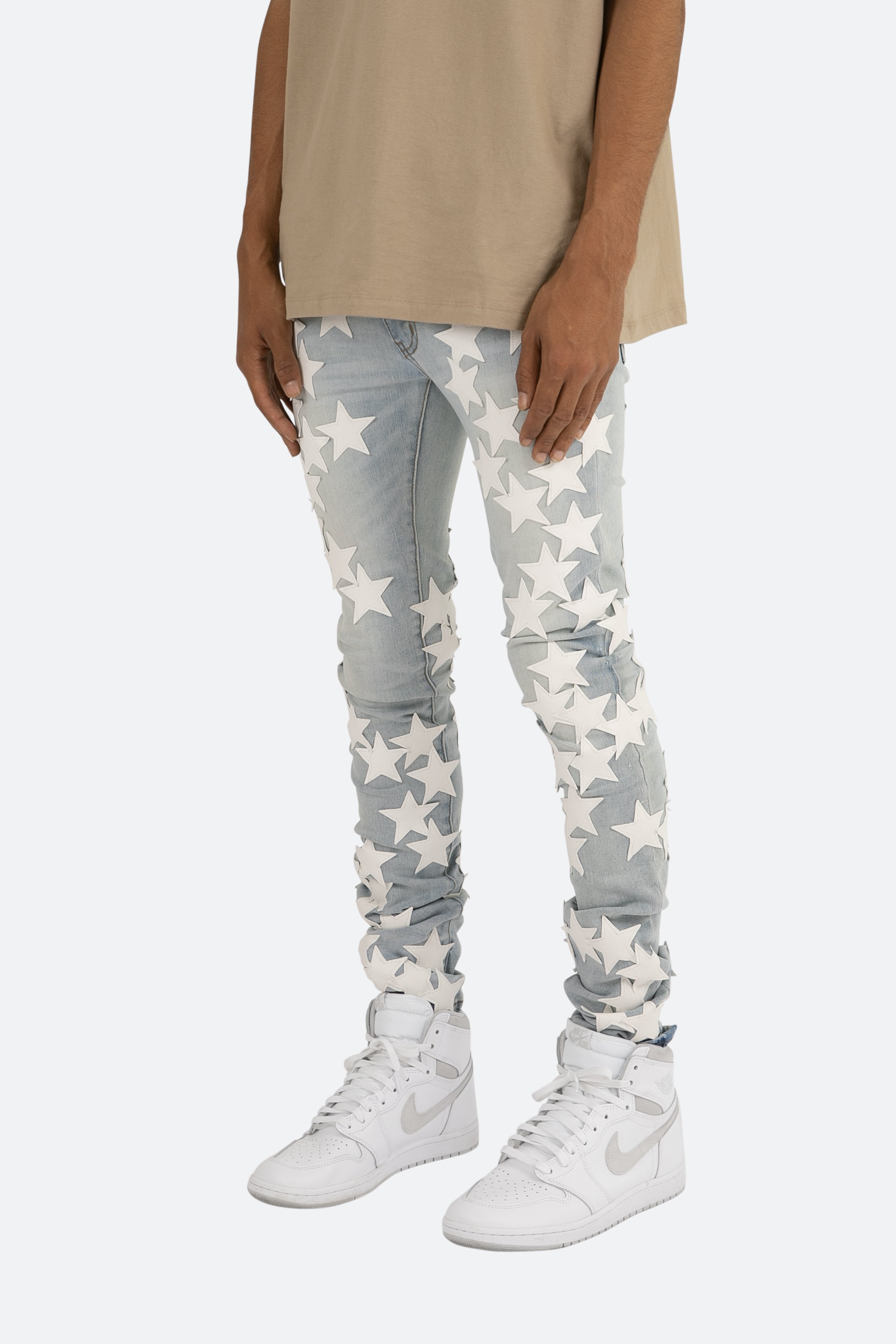 X255 Star Skinny Denim - Light Blue