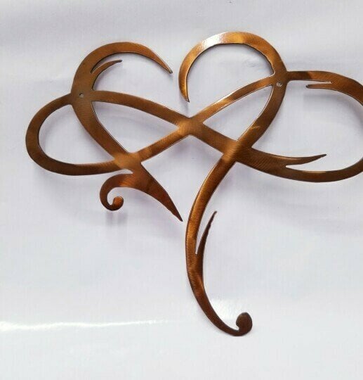 🔥Promotion 49% OFF - 💞Infinity heart-Steel wall decor Metal Wall art