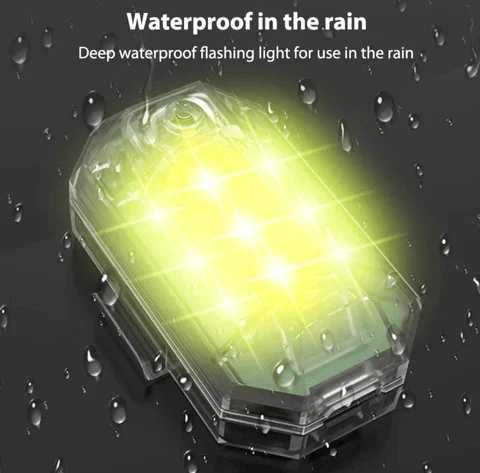 Multipurpose LED strobe warning light for protection