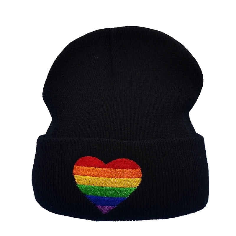 Women's Casual Heart Shape Eaveless Wool Cap