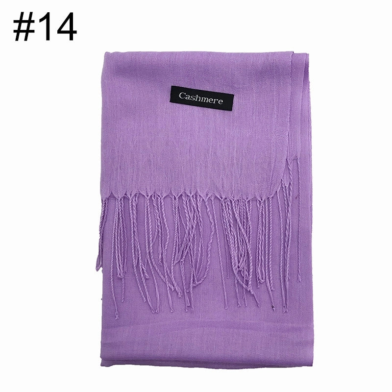 Thin Cotton And Linen National Two Tassel Ladies Scarf Shawl 100g A Generation Of Hair
