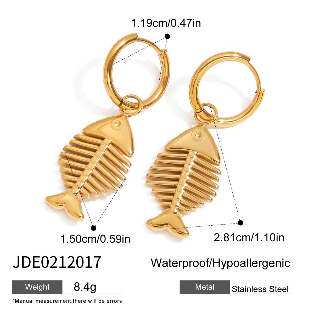 Holiday Stainless Steel Earrings Earrings Niche Design Titanium Steel Earrings