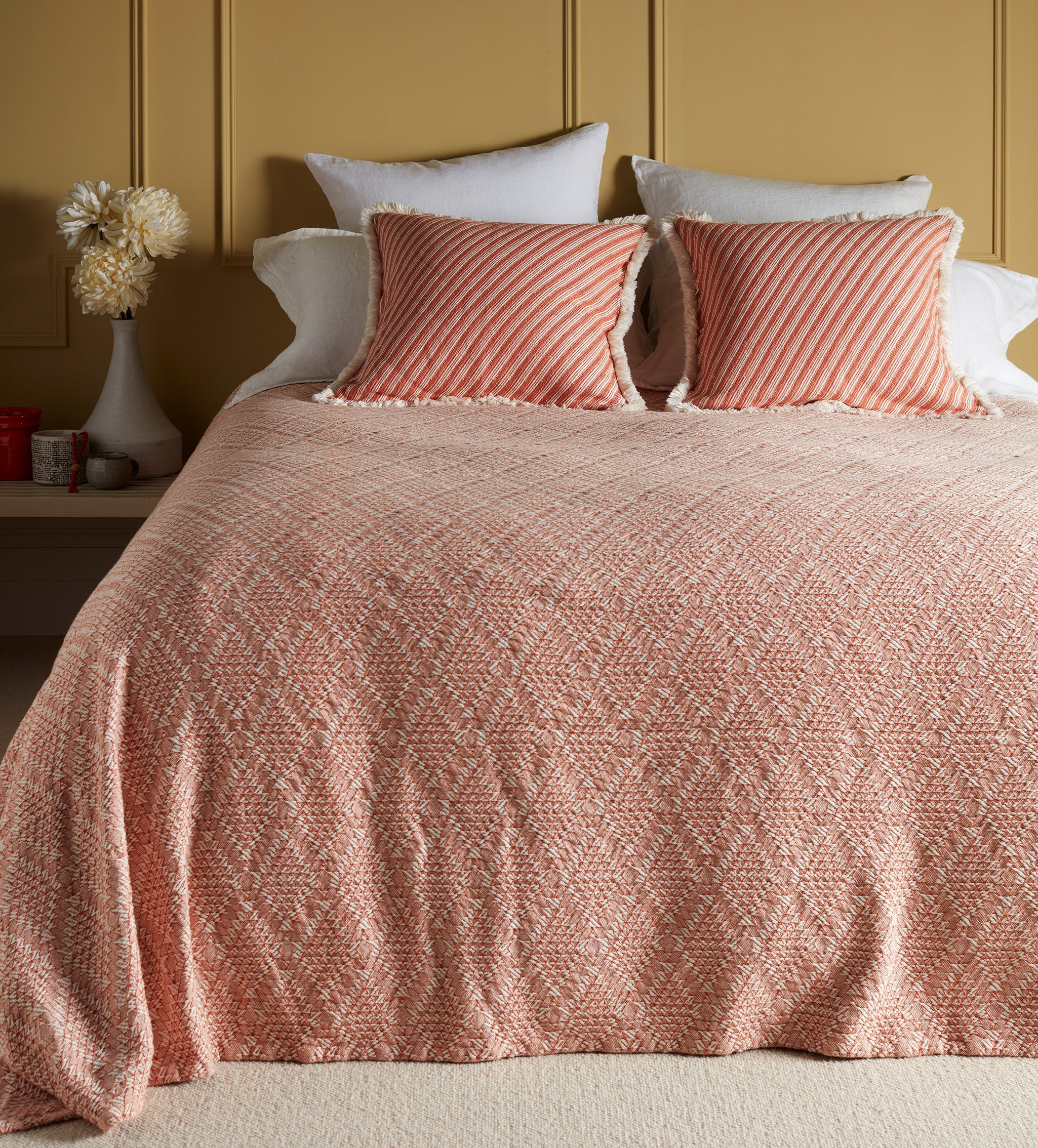 Spice Diamond 100% Cotton Throw