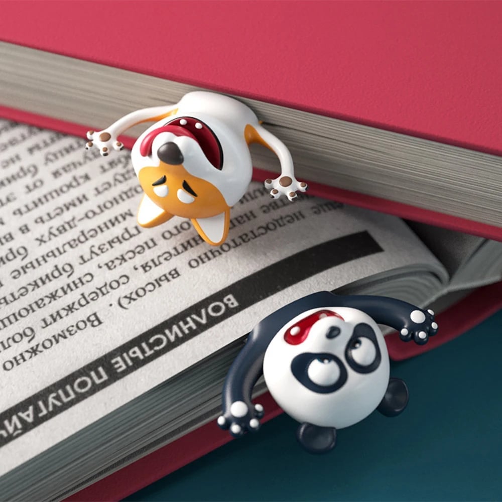 😹2024 New 3D wacky bookmarks make reading more fun