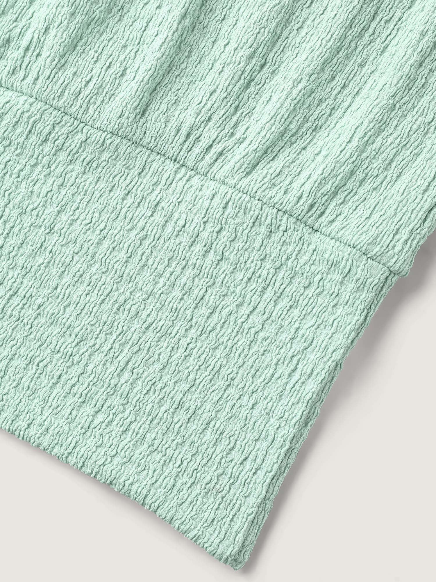 Textured Relaxed Fit Dolman Sleeve T-Shirt