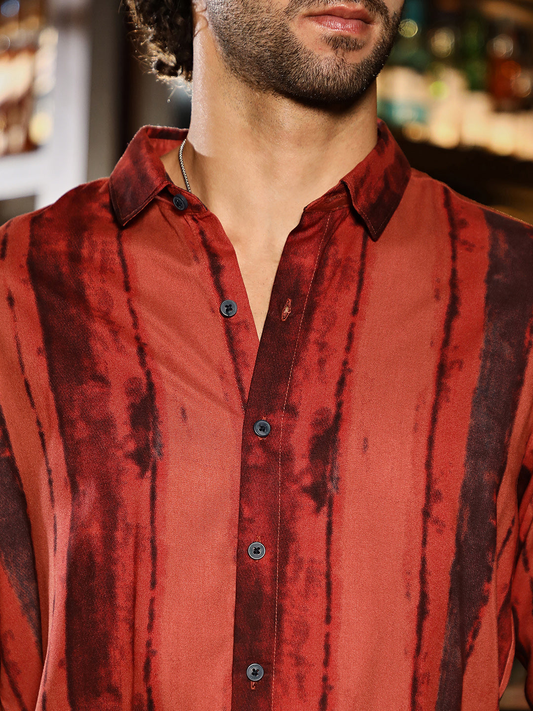 Dark-Tone Brushed Shirt