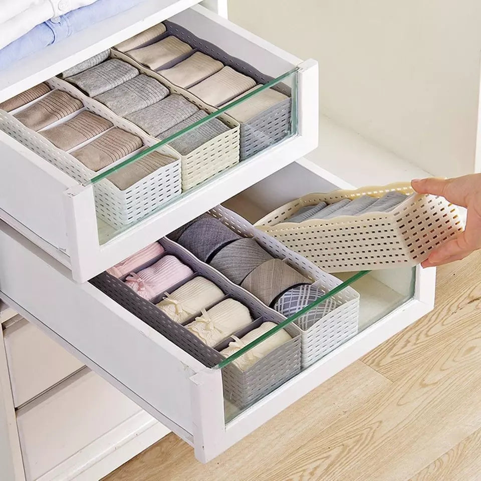 5X GRIDS SOCKS STORAGE ORGANIZER