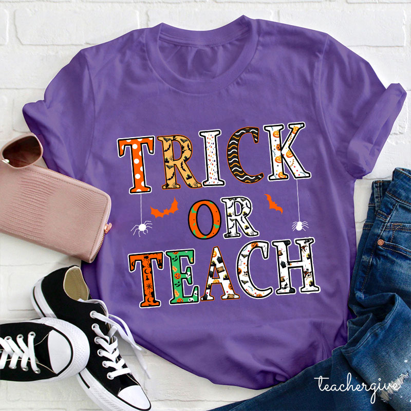 Trick Or Teach Spider Is Coming T-Shirt