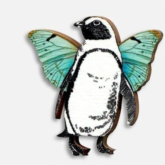 Carpenter Craft-Animal Wooden Brooch🐦