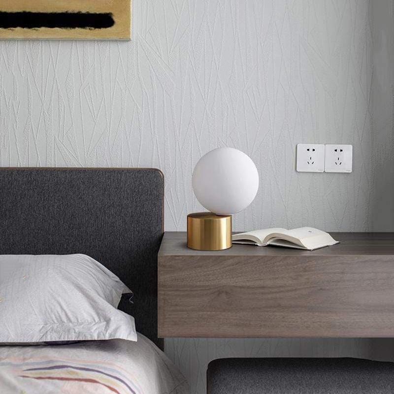 Elthine | Modern Table Lamp with Brass Base