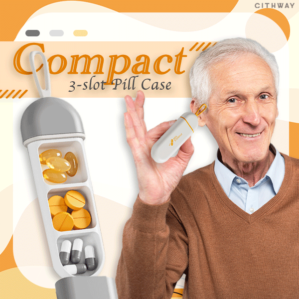 CithwayTravel-Friendly Sliding Pill Box Organizer
