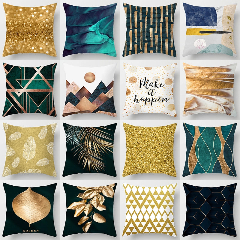 Minimalist Letter Polyester Pillow Cases Couch & Sofa Decor