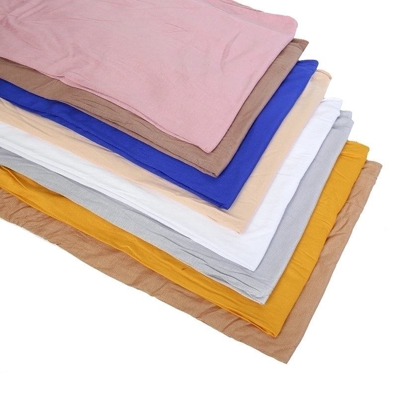 Women's Minimalist Solid Color Monel Scarf