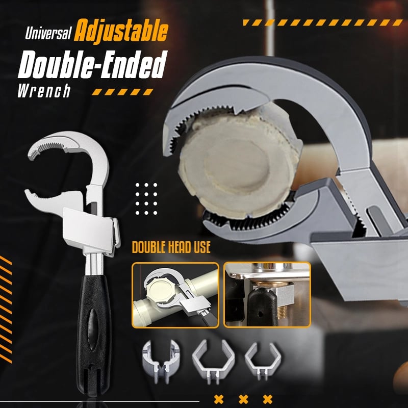 🔥Last Day Sale 49% OFF🔥2023 New Multifunctional Adjustable Double-ended Wrench Tool