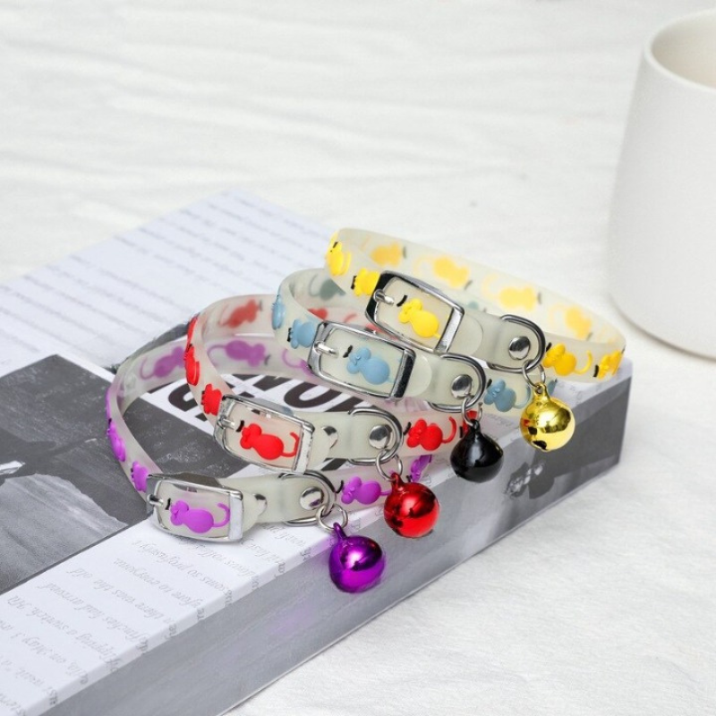 4 Piece Set Of Collars With Bells