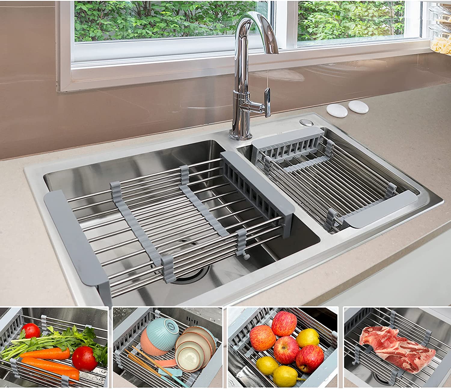 🔥Hot Sale 49% OFF-Extend kitchen sink drain basket