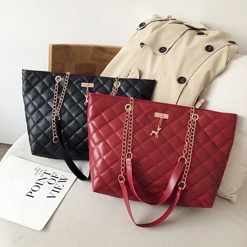 Women's Medium All Seasons Pu Leather Fashion Tote Bag