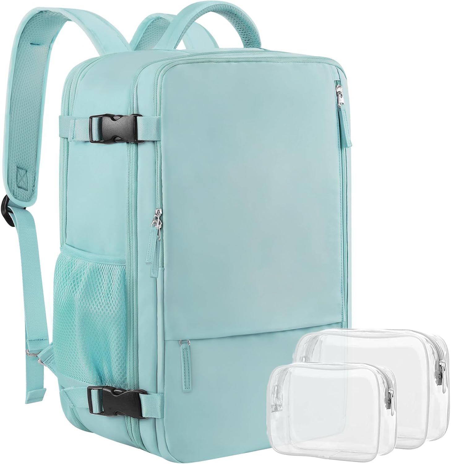 Large Travel Backpack for Women Men, Expandable 40L Carry On Backpack, 17 Inch Laptop Backpack College Bookbag, Waterproof Travel bag as Person Item Flight Approved