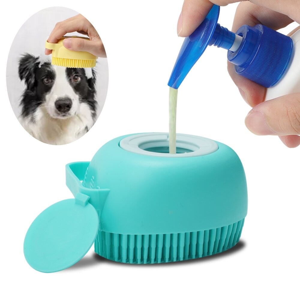 🔥 Pet Grooming Brush Bath