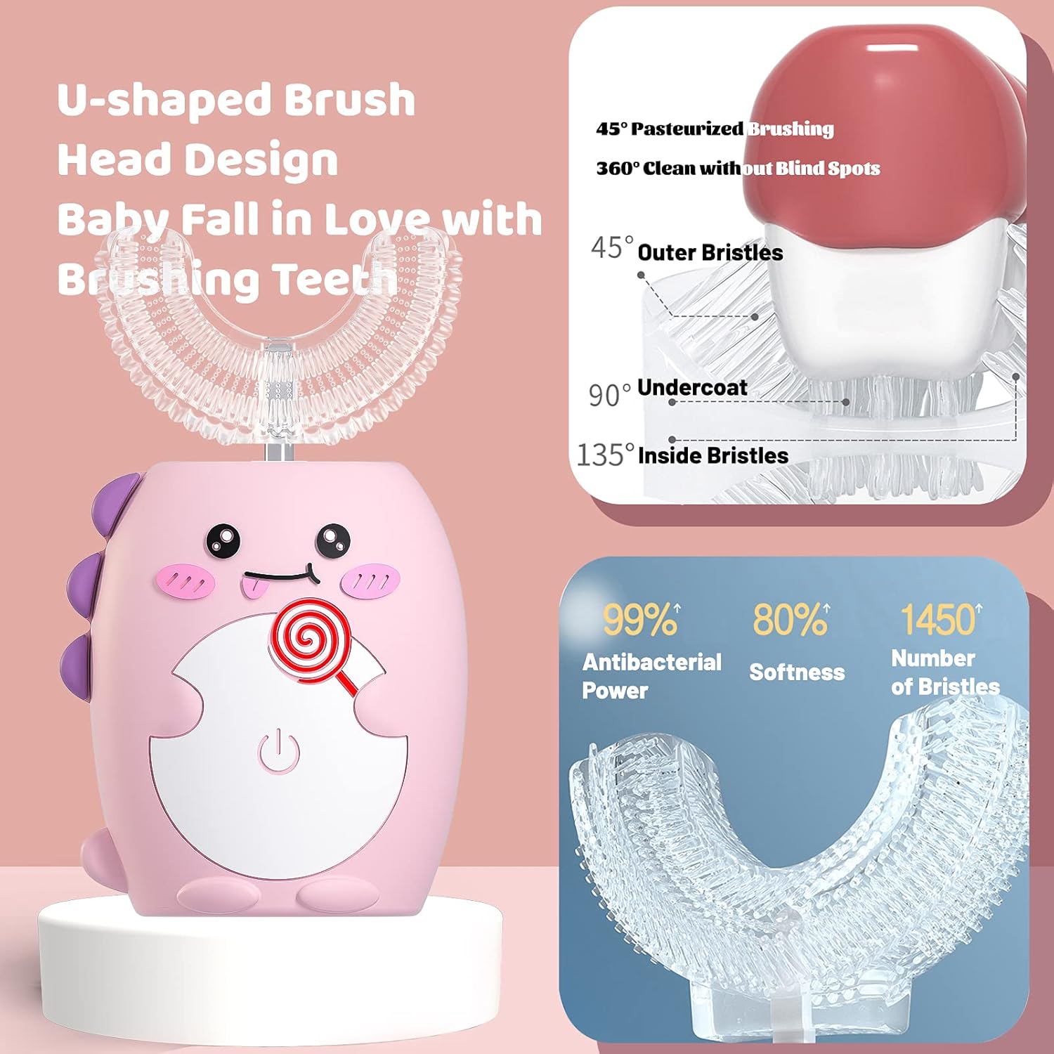 🔥Summer Hot Sale Promotion-48% OFF🦷-Kids' U-Shaped Toothbrush