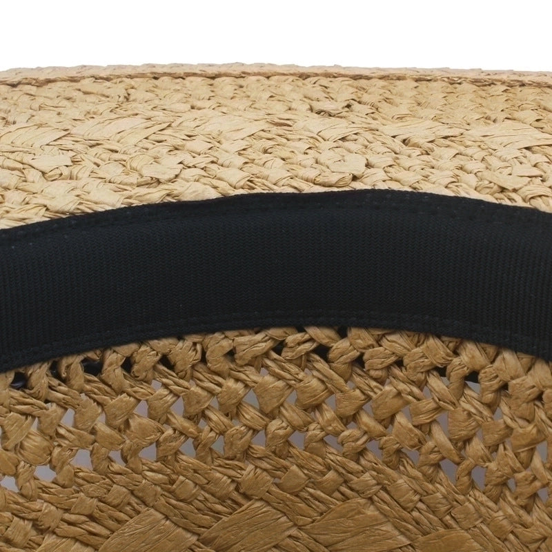 Women's Vacation Solid Color Big Eaves Straw Hat