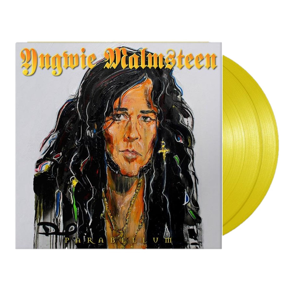 Yngwie Malmsteen - Parabellum Exclusive Limited Edition Yellow 2x LP Vinyl Record Autographed