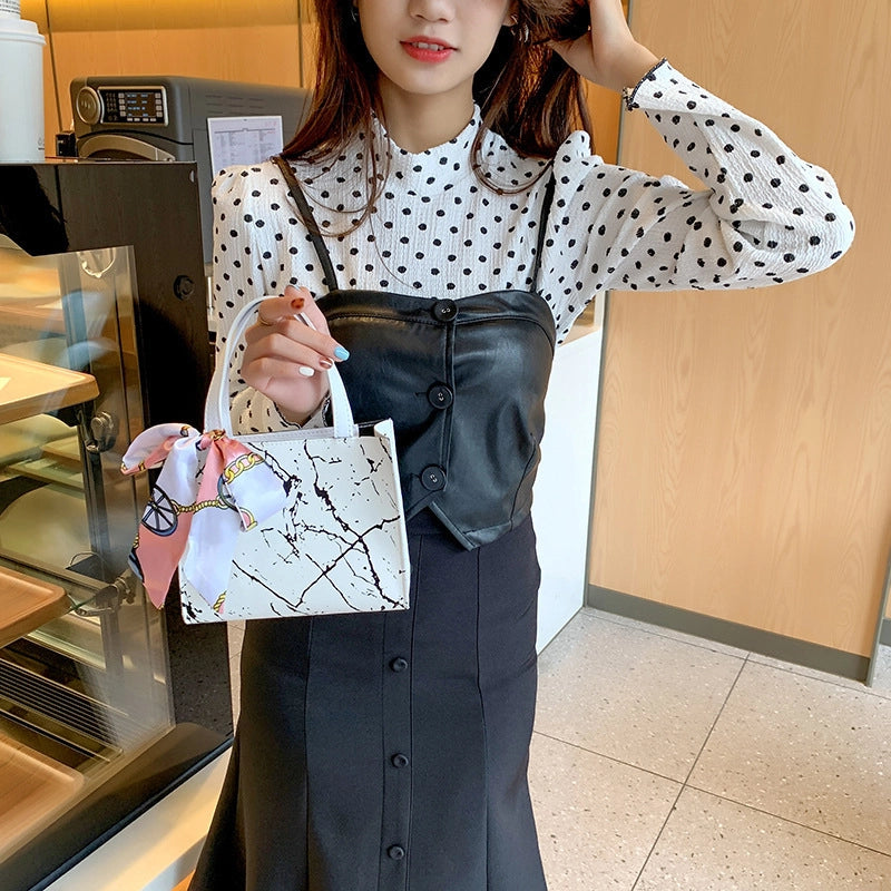 Women's Small All Seasons Pu Leather Streetwear Handbag